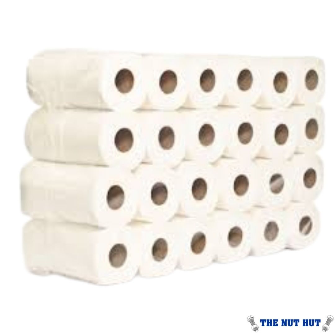 Toilet Paper 500 Sheet 1 Ply Snow Soft Virgin 2×24 Pack – The Nut Hut