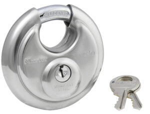 Padlock 50mm Tri-Circle Brass TRC0055