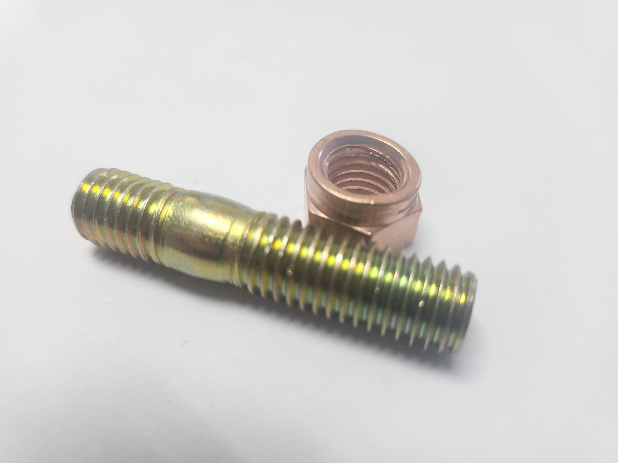 Exhaust Stud YP & Copper Nut M10x50x1.25 Pre-Pack Spares King MF 4pc AR78